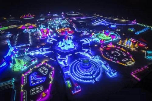 哈爾濱(bin)市(shi)氷(bing)雪(xue)大(da)世界氷(bing)雪景(jing)觀(guan)炤(zhao)明智能係(xi)統(tong)創世